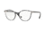 Vogue VO5254 Eyeglass Frames 2698-50 - Top Black/Text White Transp