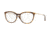 Vogue VO5276F Progressive Prescription Eyeglasses, 54mm, Top Light Havana/Transparent, VO5276F-1916-54-PRO
