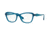 Vogue WAVED TEMPLE VO2957 Single Vision Prescription Eyeglasses 2109-51 - Opal Blue Frame