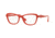 Vogue WAVED TEMPLE VO2957 Single Vision Prescription Eyeglasses 2308-51 - Coral Frame