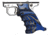 Volquartsen Firearms Laminated Wood Pistol Grips for MKIII, Blue, Right-Handed, VC3TRG-BL