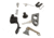 Volquartsen Firearms Ruger Mark II Accurizing Kit, Curved, 2.25 lb, Anodized, Silver, VC2AK-S