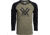 Vortex Raglan Core Logo Long Sleeve T-Shirt - Mens, Military Heather, Extra Large, 220-49-MIHXL