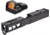 Vortex Viper 1x24mm 6 MOA Red Dot Sight, Black, Viper Red Dot and TRYBE Defense Pistol Slide, Glock 19, Gen 3, Viper Cut, Version 2, Black Cerakote