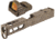 Vortex Viper 1x24mm 6 MOA Red Dot Sight, FDE, Viper Red Dot and TRYBE Defense Pistol Slide, Glock 19, Gen 4, Viper Cut, Version 2, FDE Cerakote