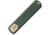 Vosteed Corgi Green Micarta Folding Knife, 4.13in Closed, 3in Stonewash 14C28N Sandvik SS Modified Drop Point Blade, Green Canvas Micarta Handle, CG3SVM3