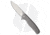 Vosteed Mini Labrador Folding Knife, 2.73in, Sandvik 14C28N, Drop Point Blade, Titanium Gray Handle, Steel/Gray, 6.23in, BHQ-195816