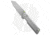 Vosteed Parallel Folding Knife, 2.90in, 154CM, Reverse Tanto Blade, Titanium Gray Handle, Steel/Gray, 7.04in, BHQ-206436