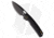 Vosteed Psyop Top Folding Knife, 3.32in, ELMAX, Drop Point Blade, Titanium Black Handle, Black/Black, 8.01in, BHQ-201103