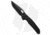 Vosteed Thunderbird Folding Knife, 3.25in, ELMAX, Tanto Blade, Titanium Black Handle, Black/Black, 7.73in, BHQ-192665