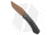 Vosteed Vallhund Folding Knife, 3.02in, CPM S35VN Stainless Steel, Clip Point Blade, Titanium Black Handle, Copper/Black, 6.90in, BHQ-216806