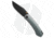 Vosteed Vallhund Folding Knife, 3.02in, CPM S35VN Stainless Steel, Clip Point Blade, Titanium Blue Handle, Black/Blue, 6.90in, BHQ-216804