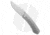 Vosteed Vallhund Folding Knife, 3.02in, CPM S35VN Stainless Steel, Clip Point Blade, Titanium Gray Handle, Gray/Gray, 6.90in, BHQ-216791