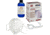 Vtrap Disposable Medical Mask, Box of 40, w/ 8oz Hand Sanitizer and NoTouch Keyring