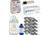 Vtrap Disposable Medical Mask, Box of 50 &amp; Box of 40, w/ 1gal and 8oz Hand Sanitizers, Body Thermometer and IDC Goggle
