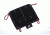 Vulture Equipment Works Permit Pouch w/Velcro Closure Front Flap,Black/Red VEW-PPS