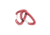 Vulture Equipment Works Red Bent Gate Carabiner VEW-RB