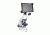 VWR Boreal Compound Microscopes EM 400x with 8in LCD Tablet, 470222-470