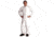 VWR Coveralls made with DuPont Tyvek IsoClean Material IC190SWH3XVD Coveralls With Attached Boots