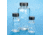 VWR French Square Bottles, Clear, Wide Mouth VW5610433V21 Convenience Packs With Caps Attached