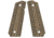 VZ Grips 1911 Diamond Back Grip Panels, Diamond Texture G10, Hyena Brown, DBHBXA