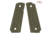 VZ Grips Hand Polished - 1911 Grips - Green Canvas, 320P-GC