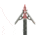 Wac Em Steel Slipcam Hybrid 4-Blade Broadhead w/ Slipcam w/ Free Strobing Fit Nock, 100 grain, WAS4200