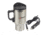 Wagan 12V Deluxe Heated Mug, Gray, One Size, EL6100