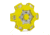 Wagan Michelin High Visibility LED Road Flare, Yellow, One Size, ML0410