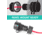 Wagan Tech 12V / 24V DC Extension Cable-envel, Black, One Size, EL2599