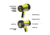 Wagan Tech Brite-Nite 2 Million LED Spotlight Lantern Li-Ion, Yellow, One Size, EL2484