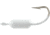 Wahoo Fishing Products Wahoo Yellowtail Fever Jighead, 1/16 oz, Sz 2 Hook, White 10/Bag, WAH-YTJ16-1