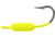 Wahoo Fishing Products Wahoo Yellowtail Fever Jighead, 1/32 oz, Sz 4 Hook Chartreuse, 10/Bag, WAH-YTJ32-10