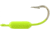 Wahoo Fishing Products Wahoo Yellowtail Fever Jighead, 1/32 oz, Sz 4 Hook Limetreuse, 10/Bag, WAH-YTJ32-LT