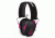 Walkers Razor Series Slim Shooter Folding Electronic Ear Muffs, 23 dB NRR, Black/Pink, GWP-RSEM-PNK