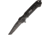 Walther BTTK Black Tac Tanto Folding Knife,4in,440 Stainless Steel,Partially Serrated,Tanto,Black Aluminum Handle WAL50716
