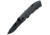 Walther MTK 2 Multi Tac Knife Folding Knife, 4.25in Closed, Black Nylon Handle, Black, 5.0788-US