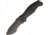Walther OSK II Outdoor Survival Knife Folding Knife,4.25in,440 Stainless Steel,Standard Edge,Black Synthetic Handle WAL50761