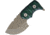 Wander Tactical Tryceratops Knife, 5.25in Overall, 2.75in Dark Earth Gun-Kote Finish D2 Tool Steel Blade, Green Sculpted Micarta Handle, Black Kydex Neck Sheath, TRYCERATOPS / FDE / GREEN