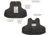 WarBird Ghost Hawk Concealable Armor System with Hoss Level IIIA Ballistics, Navy, Large/Regular, BUSLH3ALRGHN