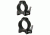 Warne 30mm Quick Detach Scope Rings, Tikka - Medium Height, Silver
