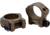 Warne Mountain Tech Scope Mount Rings, 30mm, Low, Burnt Bronze, 7213BB