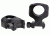 Warne MSR Flat Top Rings, 1 Inch Tactical Nut, 2 Piece Matte A430M
