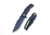 We Knife Co Ltd 709 3.9in Tanto Folding Blade with Black G10 Handle 4015657