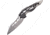 We Knife Co Ltd Arrakis Framelock Folding Knife, 4.5in Closed, 3.5in Bohler M390 SS Blade, Gray Titanium Handle With Carbon Fiber Inlay, Pocket Clip, Stonewash And Satin Blade, Gray, 906CF-C