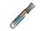 We Knife Co Ltd Blue Ti Whistle With 1pc Brown Paracord - A-05BP