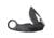 We Knife Co Ltd Envisage BSW Folding Knife, 4.88in Closed, 2.38in Black Stonewash/Satin CPM-20CV Drop Point Blade, Black Stonewash Titanium Handle, Nylon Sheath, WE22013-2