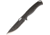We Knife Co Ltd Fixed Blade Carbon Fiber Black Fixed Blade Knife, 4in, S35VN Steel, Standard Edge, Black and Satin, Black, Carbon Fiber Handle WE607A
