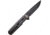 We Knife Co Ltd Navo Bronze Folding Knife, 4.5in Closed, 3.25in Black Stonewash CPM-20CV Stainless Steel Blade, Black/Bronze Titanium Handle, Nylon Case, WE22026-3