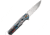 We Knife Co Ltd Navo Nebula CF Folding Knife, 4.5in Closed, 3.25in Satin CPM-20CV Stainless Steel Blade, Nebula Fat Carbon Fiber Handle, Nylon Case, WE22026-4